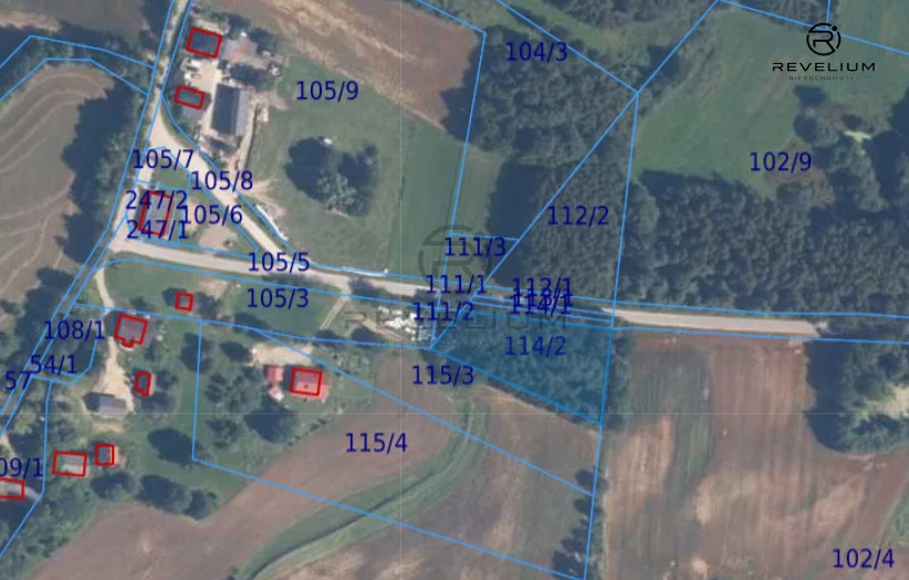 Działka, na sprzedaż, Nowe Łosienice, 2 100 m2 - rzut