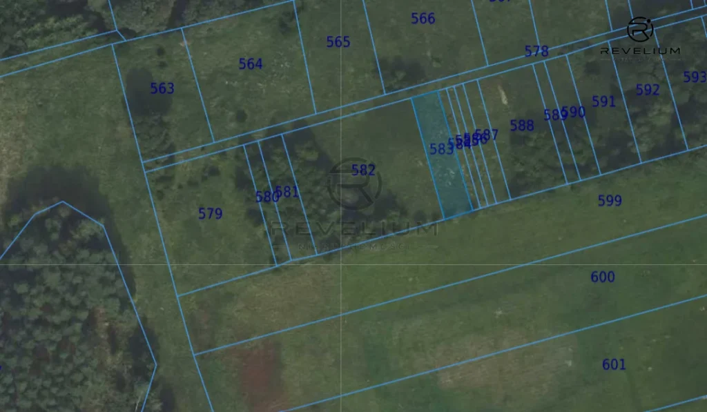 Działka, na sprzedaż, Osiek, 481 m2 - rzut 2