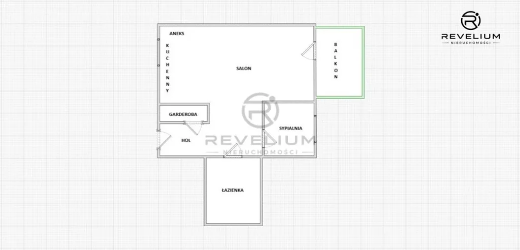 Mieszkanie, na sprzedaż, Reda, 46,0 m2 - rzut