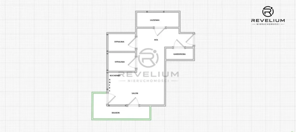 Mieszkanie, na sprzedaż, Puck, 65 m2 - rzut