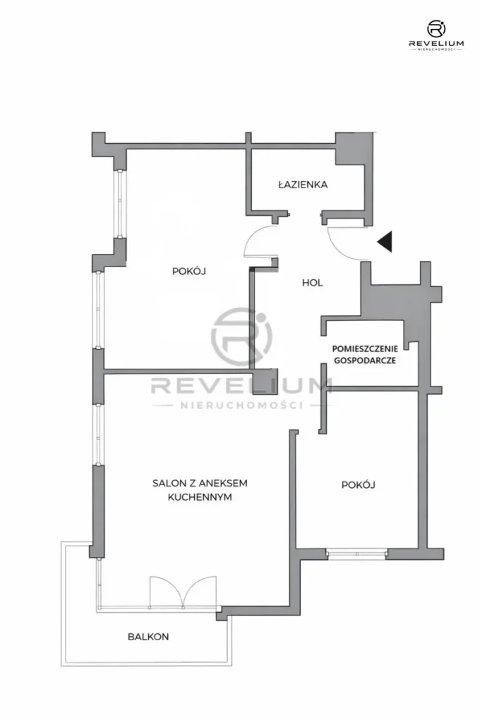 Mieszkanie, na sprzedaż, Gdynia, Chwarzno-Wiczlino, 89,5 m2 - rzut